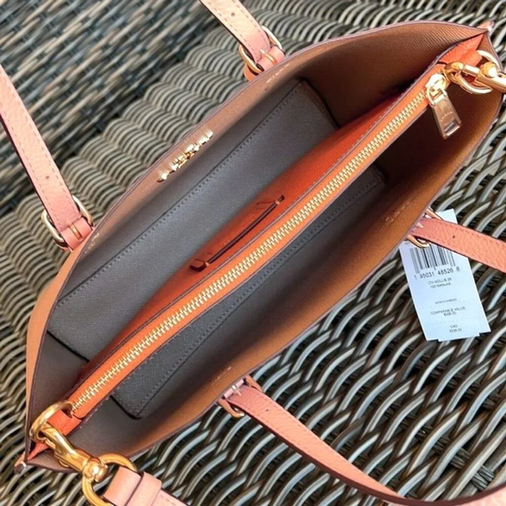 Coach C4084 Mollie Tote 25 Faded Blush - Picture 11 of 12